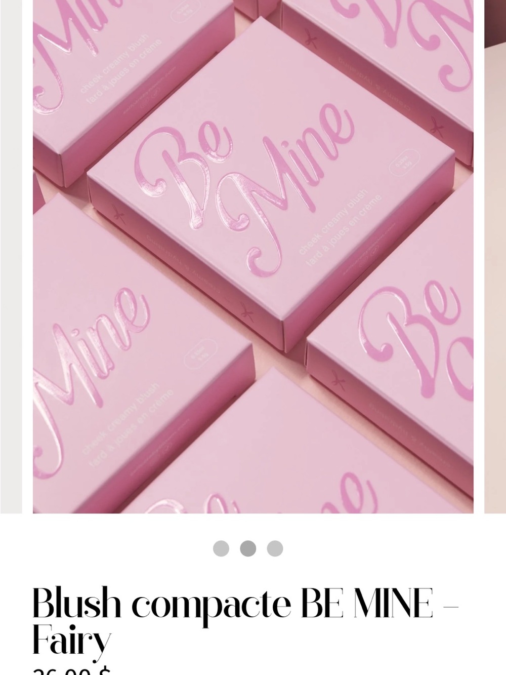 Be Mine Cream Blush  — Fairy Pink